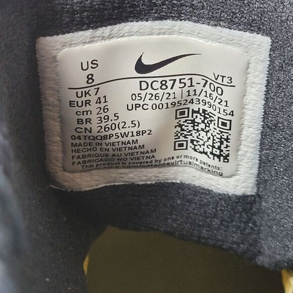 Nike Air Presto Men's Sneaker Size 8 Mid Utility Bicycle Yellow DC8751-700 - Picture 5 of 9